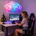 RGB Thunder Cloud Night Lamp - Perfect USB Bedroom Decor for Esports Fans in the UK