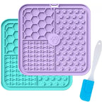 Double the Delight: 2-Pack Licky Mats for Dogs and Cats - Fun Suction Cup Treats for Stress-Free Grooming!