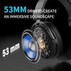 Experience Unmatched Gaming Audio with the H375 Wired Gaming Headset - 53mm Drivers, 7.1 Surround Sound, and Detachable Noise-Cancelling Mic