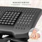 Experience Ultimate Comfort with the Adjustable Ergonomic Foot Rest Under Desk Featuring Soothing Massage Rollers