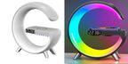 Revolutionary Smart G-Shaped LED Lamp: Bluetooth Speaker & Wireless Charger for a Stylish Home Atmosphere